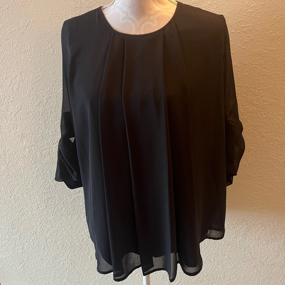 Calvin Klein Elegant Black Blouse